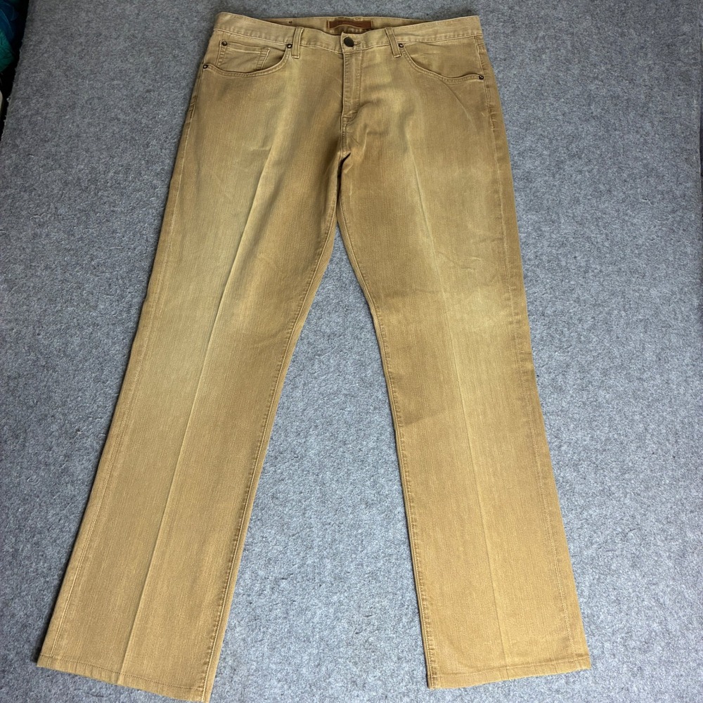 Agave Denim Purist Men's 39x34 Tan Classic Fit Straight Leg Jeans California